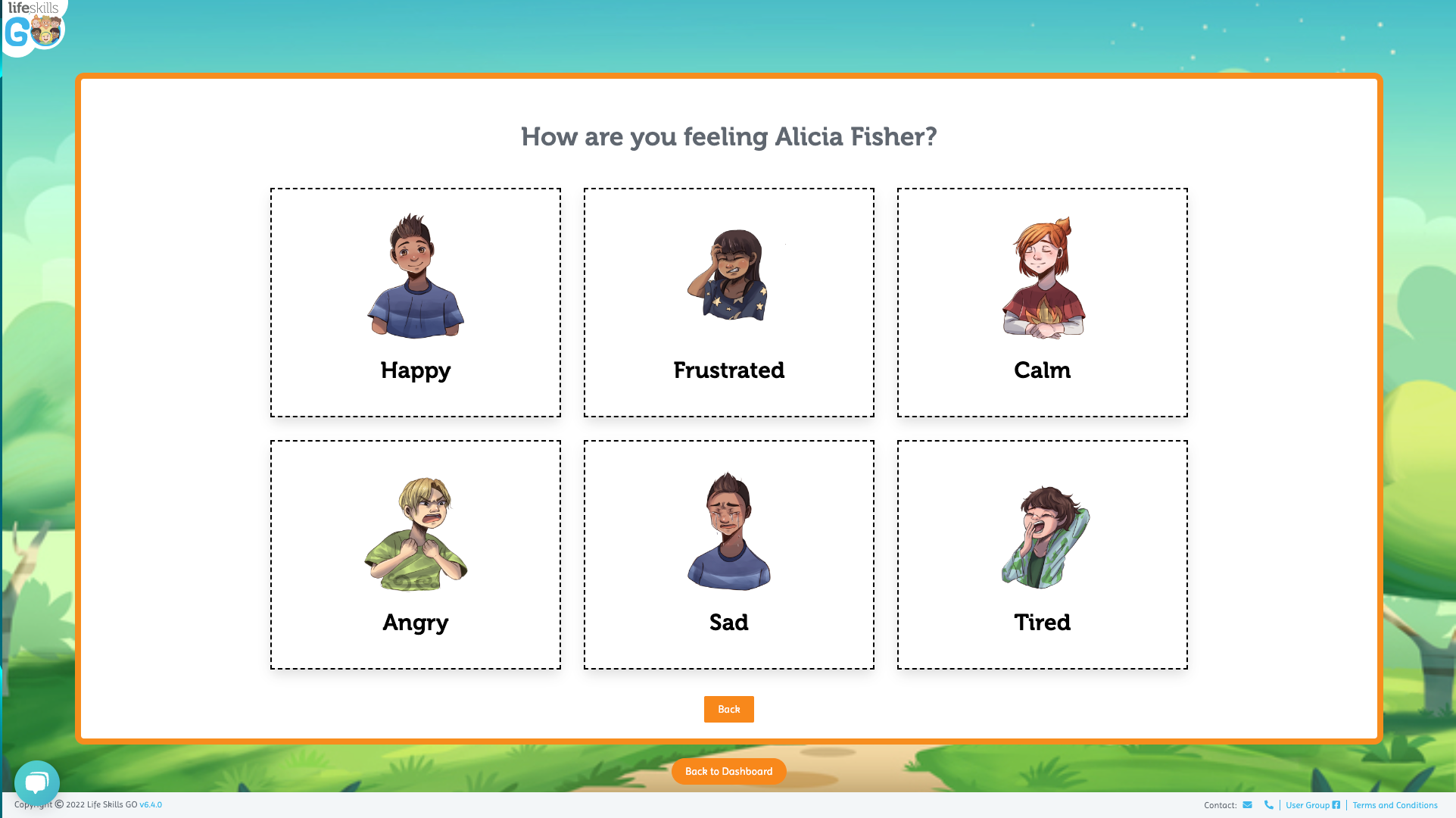 GO Emotion Check-in